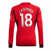 Dres Manchester United Casemiro #18 Domáci 2023-24 Dlhy Rukáv